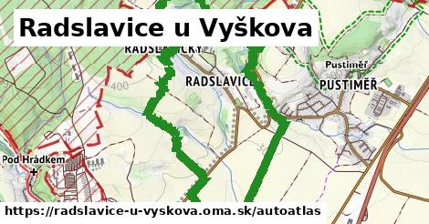 ulice v Radslavice u Vyškova