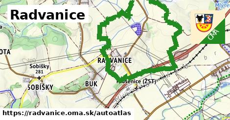 ikona Mapa autoatlas v radvanice