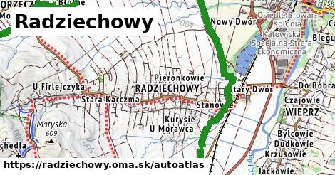 ikona Mapa autoatlas v radziechowy