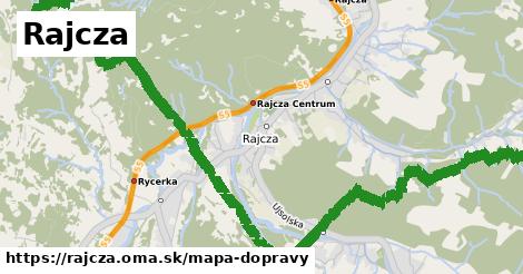 ikona Rajcza: 5,0 km trás mapa-dopravy v rajcza