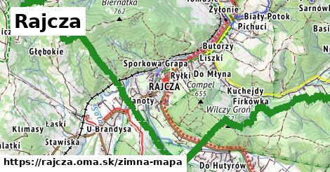 ikona Zimná mapa zimna-mapa v rajcza