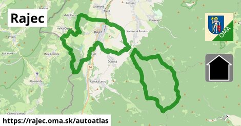 ikona Mapa autoatlas v rajec