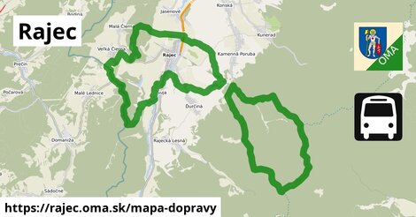 ikona Mapa dopravy mapa-dopravy v rajec