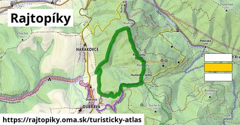 ikona Turistická mapa turisticky-atlas v rajtopiky