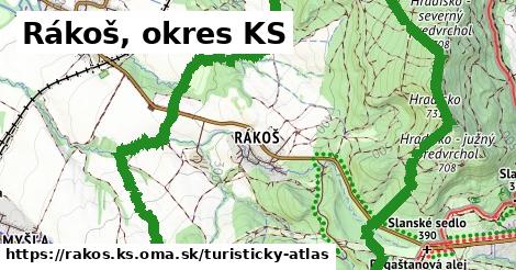 ikona Turistická mapa turisticky-atlas v rakos.ks