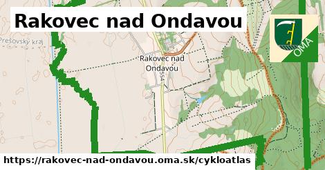 ikona Rakovec nad Ondavou: 10,3 km trás cykloatlas v rakovec-nad-ondavou