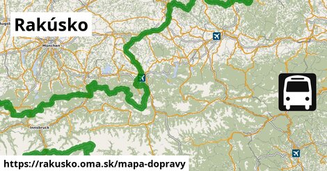 ikona Mapa dopravy mapa-dopravy v rakusko