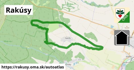 ikona Mapa autoatlas v rakusy