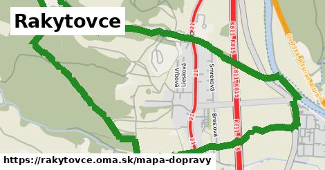 ikona Rakytovce: 3,9 km trás mapa-dopravy v rakytovce