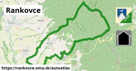 ikona Mapa autoatlas v rankovce