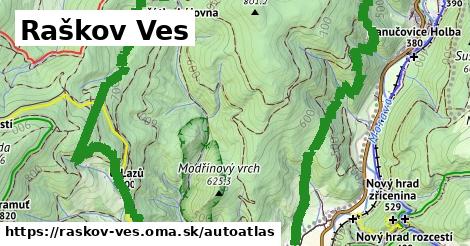 ikona Mapa autoatlas v raskov-ves