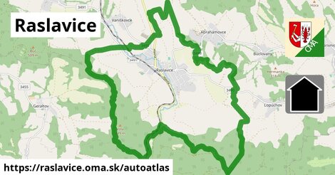 ikona Mapa autoatlas v raslavice