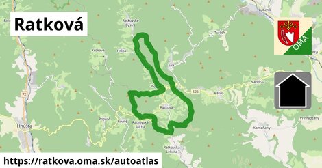 ikona Mapa autoatlas v ratkova