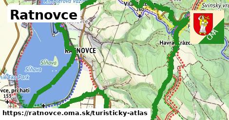 ikona Turistická mapa turisticky-atlas v ratnovce