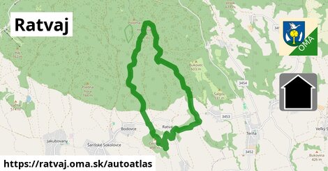 ikona Mapa autoatlas v ratvaj