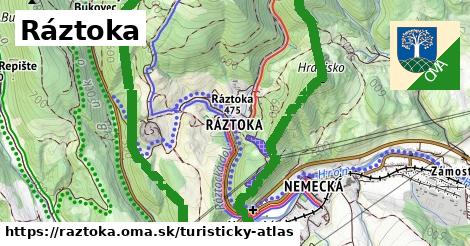 ikona Turistická mapa turisticky-atlas v raztoka