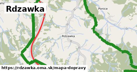 ikona Mapa dopravy mapa-dopravy v rdzawka