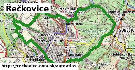 ikona Mapa autoatlas v reckovice