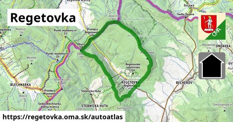 ikona Mapa autoatlas v regetovka