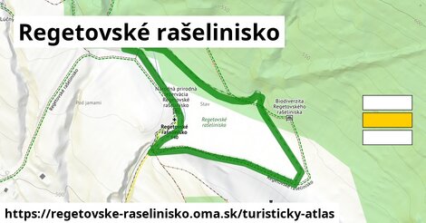 ikona Turistická mapa turisticky-atlas v regetovske-raselinisko