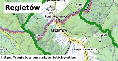 ikona Turistická mapa turisticky-atlas v regietow