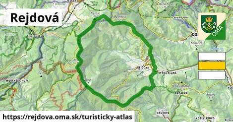 ikona Turistická mapa turisticky-atlas v rejdova