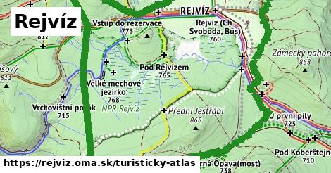 ikona Turistická mapa turisticky-atlas v rejviz