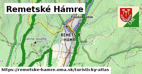 ikona Remetské Hámre: 34 km trás turisticky-atlas v remetske-hamre