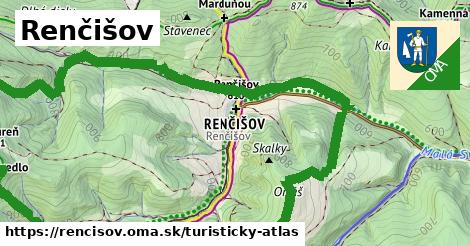 ikona Turistická mapa turisticky-atlas v rencisov