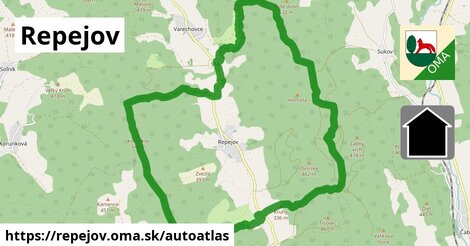 ikona Mapa autoatlas v repejov