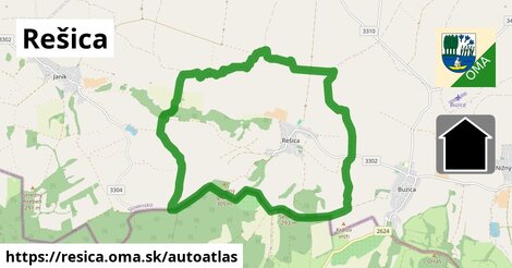 ikona Mapa autoatlas v resica