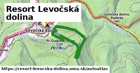 ikona Mapa autoatlas v resort-levocska-dolina