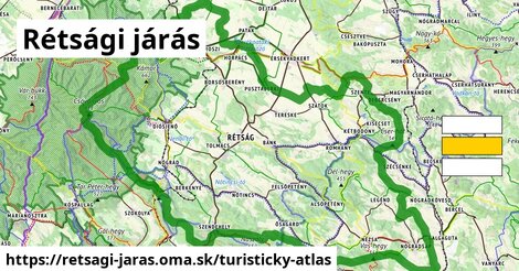 ikona Rétsági járás: 611 km trás turisticky-atlas v retsagi-jaras