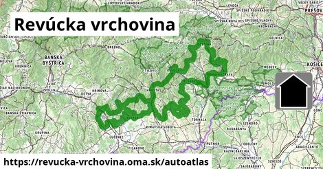 ikona Mapa autoatlas v revucka-vrchovina