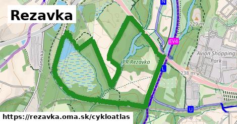 ikona Rezavka: 0 m trás cykloatlas v rezavka