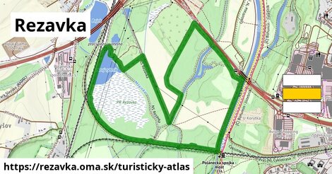 ikona Turistická mapa turisticky-atlas v rezavka