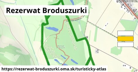 ikona Turistická mapa turisticky-atlas v rezerwat-broduszurki