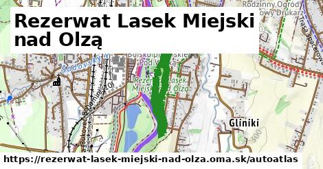 ikona Mapa autoatlas v rezerwat-lasek-miejski-nad-olza