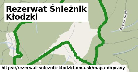 ikona Rezerwat Śnieżnik Kłodzki: 0 m trás mapa-dopravy v rezerwat-snieznik-klodzki