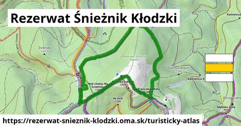 ikona Turistická mapa turisticky-atlas v rezerwat-snieznik-klodzki