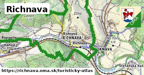 ikona Richnava: 0 m trás turisticky-atlas v richnava