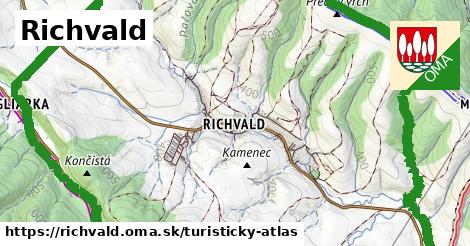 ikona Turistická mapa turisticky-atlas v richvald