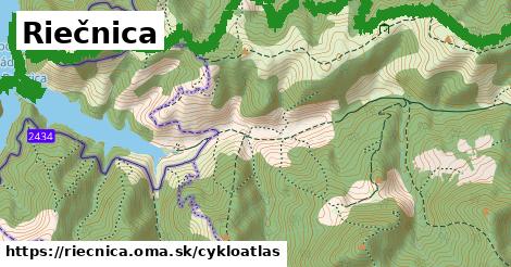 ikona Riečnica: 22 km trás cykloatlas v riecnica