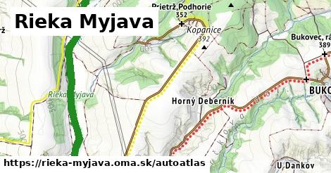 ulice v Rieka Myjava