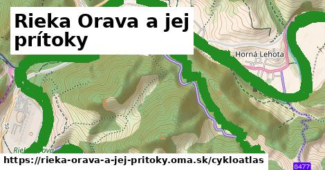 ikona Cyklo cykloatlas v rieka-orava-a-jej-pritoky