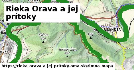 ikona Zimná mapa zimna-mapa v rieka-orava-a-jej-pritoky