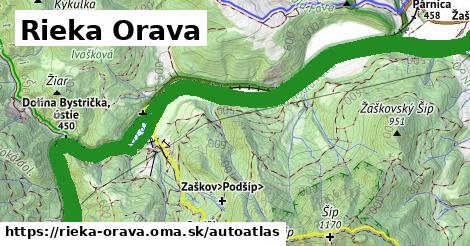 ikona Mapa autoatlas v rieka-orava