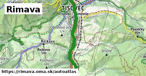 ikona Mapa autoatlas v rimava