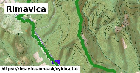 ikona Rimavica: 6,2 km trás cykloatlas v rimavica