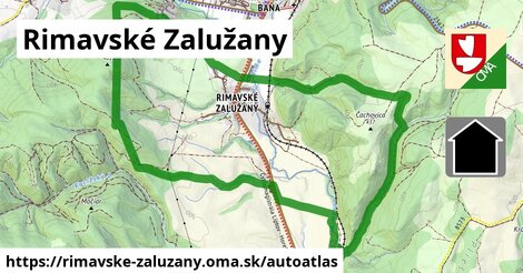 ikona Mapa autoatlas v rimavske-zaluzany